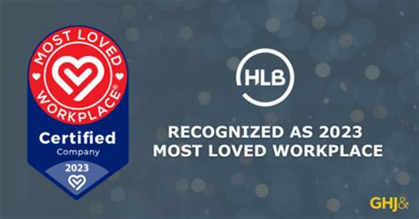 Hlb Certified A Most Loved Workplace Ghj