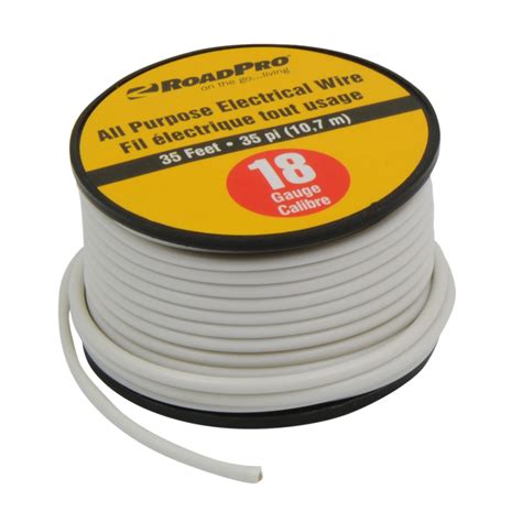 RoadPro 18-Gauge 35' All Purpose Electrical Wire, Spool