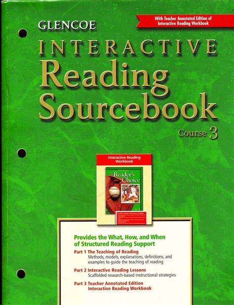 Glencoe Interactive Reading Sourcebook Course 3 With Teacher