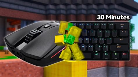 Minutes Bedwars Asmr Keyboard Mouse Sounds Hypixel Bedwars Youtube