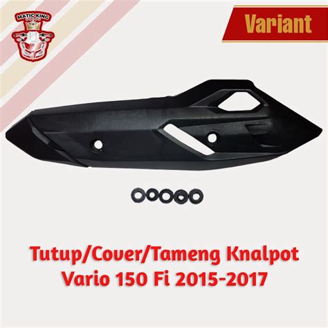 Jual Tutup Cover Tameng Knalpot Honda Vario Techno Karbu Maticking