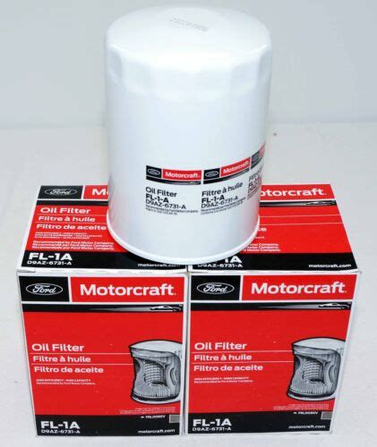 Set Of Genuine Oem Motorcraft Fl A Engine Oil Filter D Az A Fl A