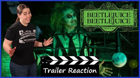 Beetlejuice Beetlejuice 2024 Official Teaser Trailer Reaction YouTube