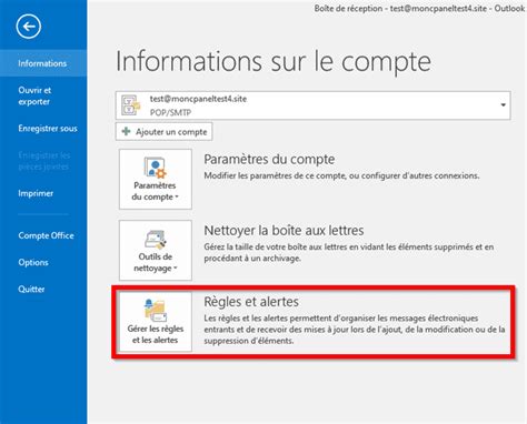 Comment Configurer Un Message D Absence Sur Outlook Configurer Une