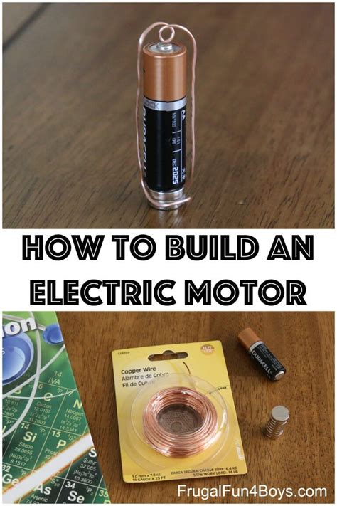 Build A Simple Electric Motor Homopolar Motor Artofit