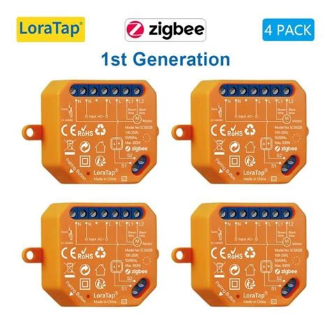 Interrupteur Loratap Zigbee Module De Commutation De Volet Roulant Pour