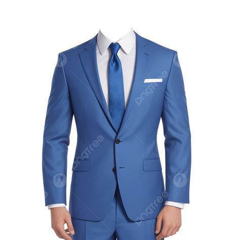 Formal Men Blue Suit Transparent Background Blue Suit Formal Suit