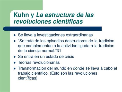 Ppt Thomas Samuel Kuhn Y La Estructura De Las Revoluciones Científicas Powerpoint Presentation