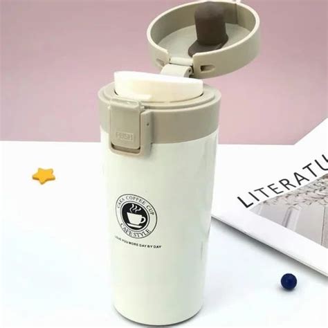 Capacity 400 Ml Round Vacuum Insulated Coffee Mug Sizedimension 8