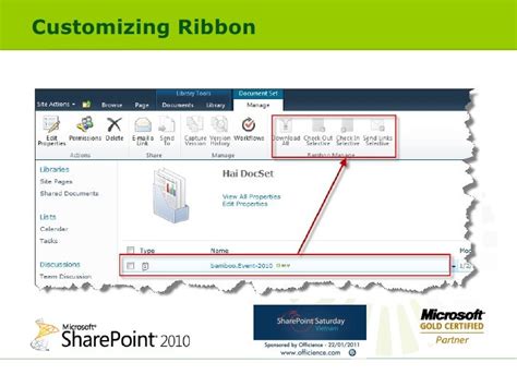 All About Ribbon In Sharepoint 2010 Sharepoint Saturday Vietnam