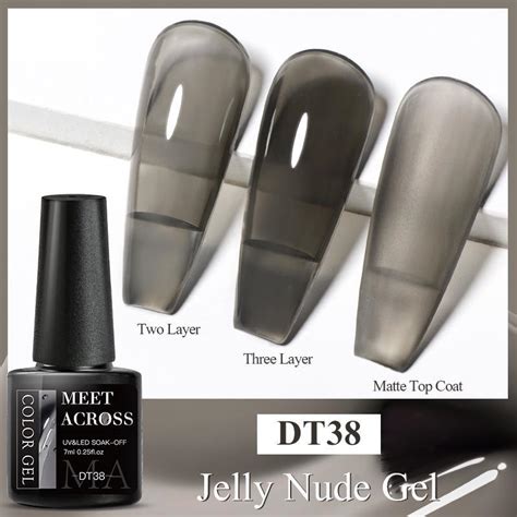 Buy Meet Across Bottle Ml Jelly Amber Gel Polish Translucent Jelly