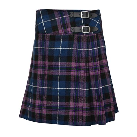 Ladies Knee Length Kilt Skirt Different Tartans Pleated Kilts 20