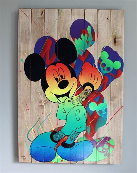 Mickey I Par Maxime Andriot 2019 Peinture Artsper