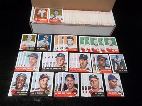 Lot Detail - 1991 Topps Archives ’53 Baseball- An 800-Count Box Full!