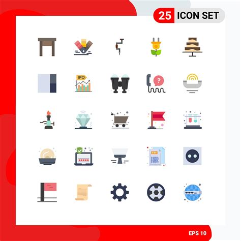 25 iconos creativos signos y símbolos modernos del editor tono