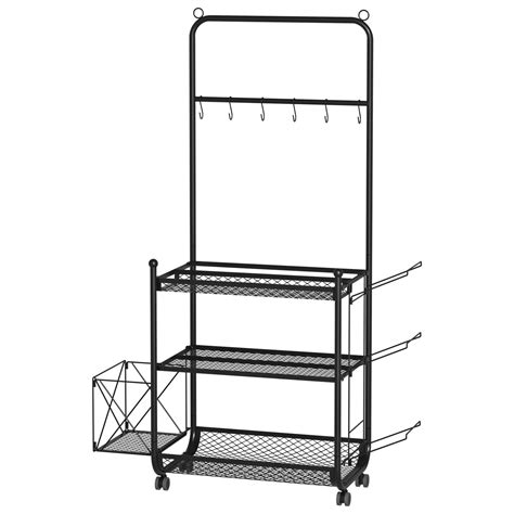 Yoga Mat Holder, Dumbbell Rack Stand,3 Tier Yoga Mat Storage Rack with