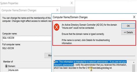 Server 2016 Domain Join Error Code 0x0000267c Windows Server