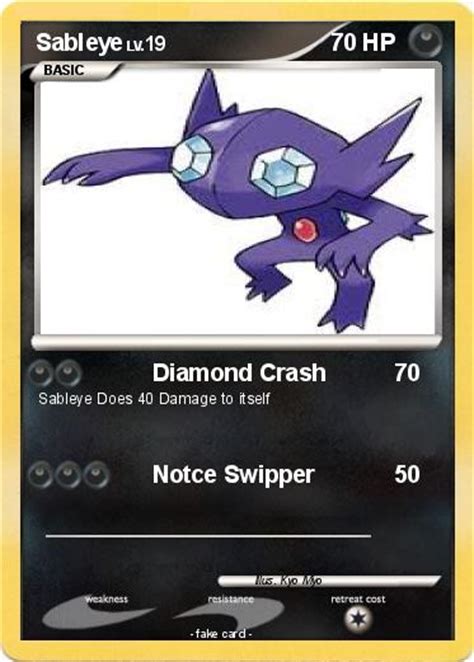 Pokémon Sableye 37 37 - Diamond Crash - My Pokemon Card