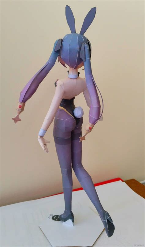 Bunny Mona Genshin Impact Papercraft Paperzone Vn