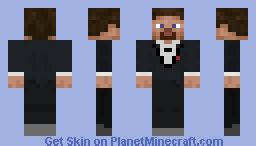 New Tuxedo Steve Minecraft Skin