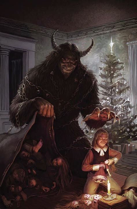 Krampus By Jeff Lee Johnson Dark Fantasy Fantasy Art Creepy