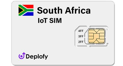 South Africa Iot Data Sim Card Deplofy