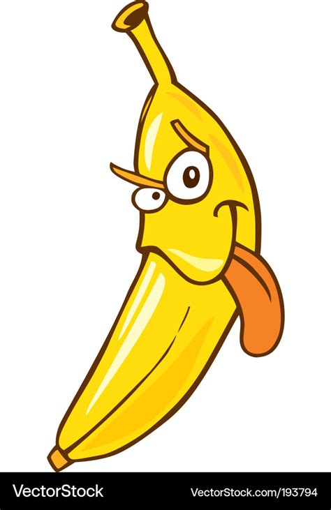 Funny Banana Royalty Free Vector Image Vectorstock