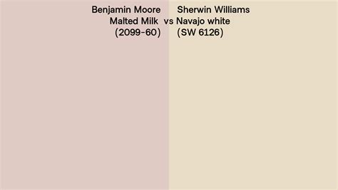 Benjamin Moore Malted Milk Vs Sherwin Williams Navajo White