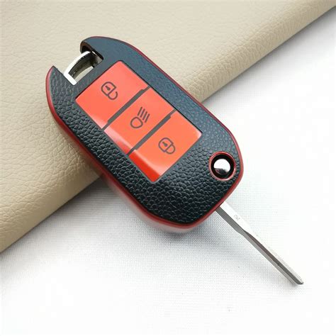 Étui De Clé De Voiture En Tpu De Haute Qualitécoque Pour Citroën C4l