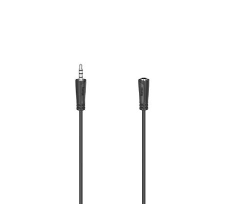 Kabel audio Hama 00200734 Przedłużacz jack 3 5mm 1 5m Czarny Opinie