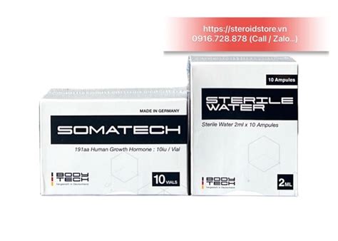 Hgh Human Growth Hormone Somatech Somatropin 191aa Hãng Bodytech Hộp 10iu X10