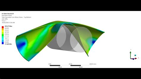 Ansys Nonlinear Pipe Bending W Static Structural Youtube