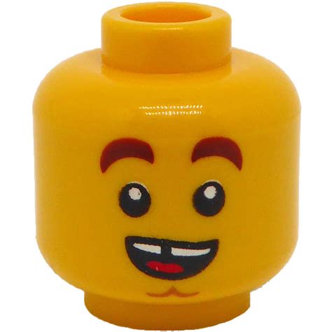 Lego Hacksaw Hank With Minifigure Head Recessed Solid Stud