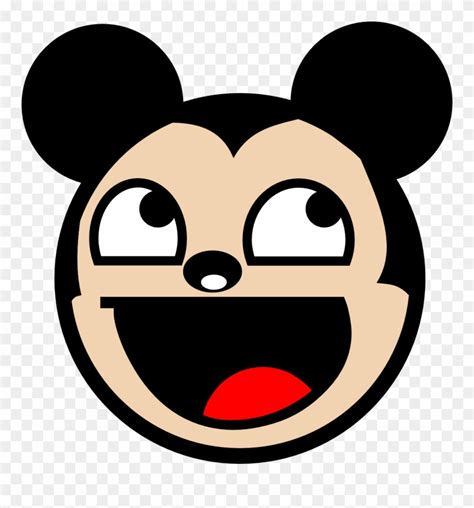 Mickey Mouse Face Id 66014 Clipart Funny Mickey Mouse Png Transparent