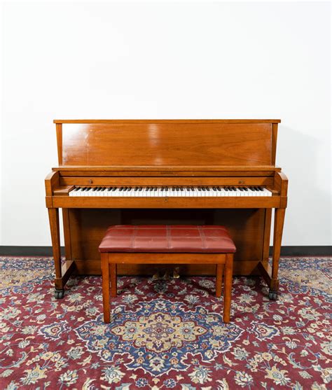 Used Baldwin Acrosonic Upright Piano Satin Walnut — Alamo Music Center