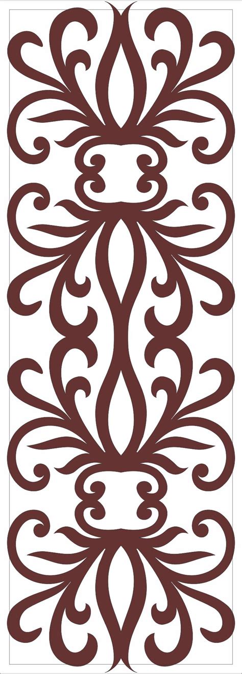 Living Room Seamless Floral Jali Design For Laser Cut Free Vector File