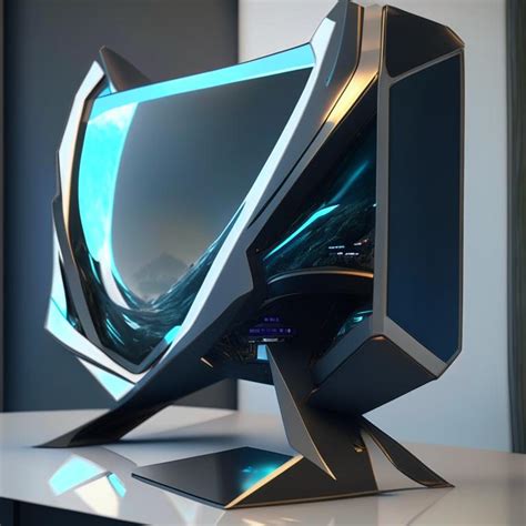 Futuristic PC monitor by Pickgameru on DeviantArt