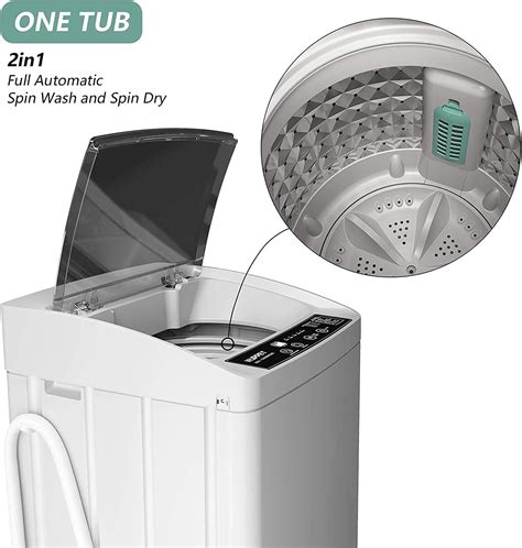 Buy Full Automatic Portable Washing Machine Laundry Washer Spin With