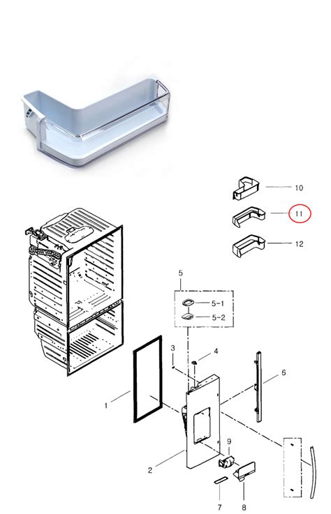 Samsung Rfg Hdrs Xaa Ice Maker Cube Genuine Oem