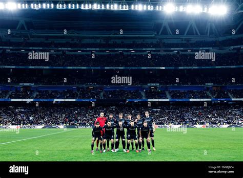 Madrid Spain Credit D Th Jan Real Sociedad Team Group Line