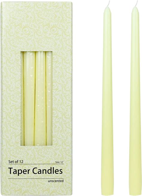 Zest Candle 6 Piece Ball Candles 3 Inch Pale Ivory Home And Kitchen