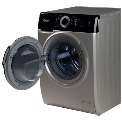 Lave Linge Frontale Brandt Bam Sbl Kg Silver Dition Noir