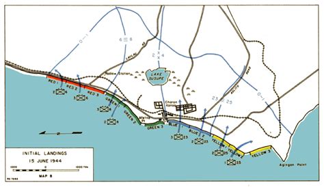 Saipan Ww2 Map Airfield