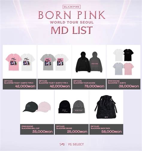 WTS BORN PINK WORLD TOUR MERCH BLACKPINK Hobbies Toys Collectibles