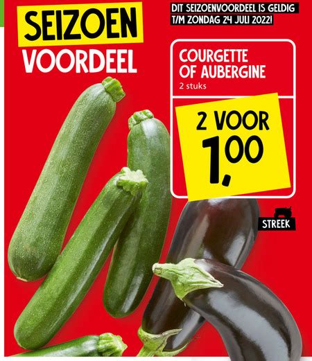 Aubergine Courgette Folder Aanbieding Bij Jan Linders Details