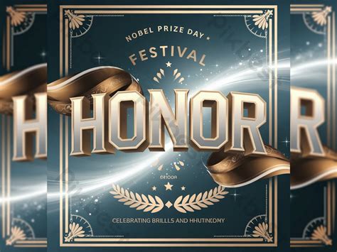 honor poster template  golden accents  modern typography psd