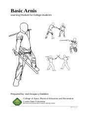 Basic Arnis Docx Basic Arnis Learning Module For College Students