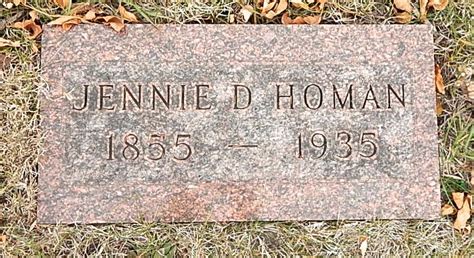 Jennie Dean Homan 1855 1935 Mémorial Find a Grave