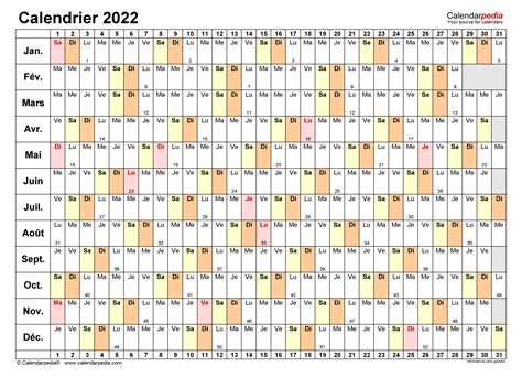 Calendrier Excel Word Et Pdf Calendarpedia Aria Art Images