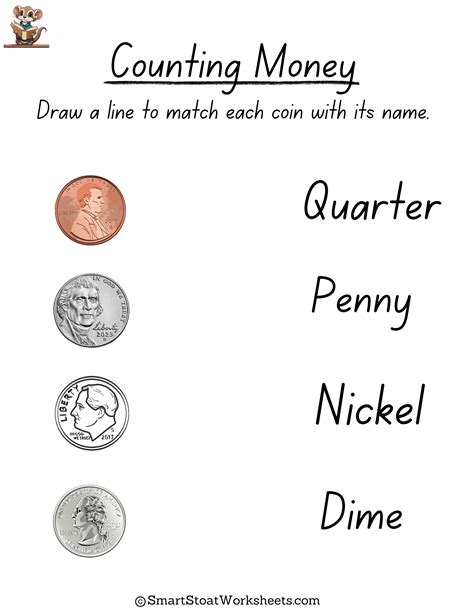 Kindergarten Money Worksheets Free Printable - King Printables